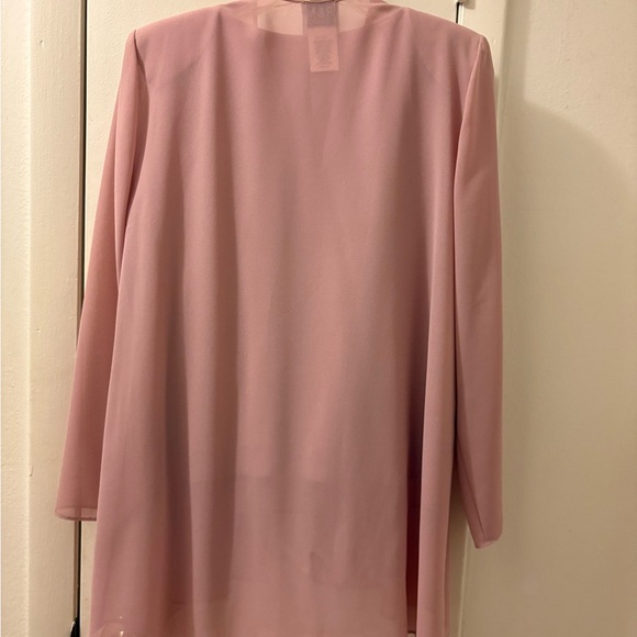 R&M Pink Beaded Layered Blouse - Picture 5 of 5